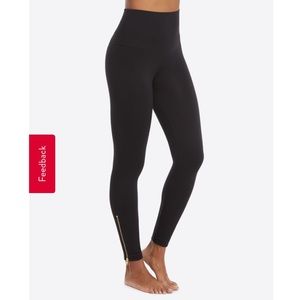 SPANX - NWT - “Look at me now side zip leggings”